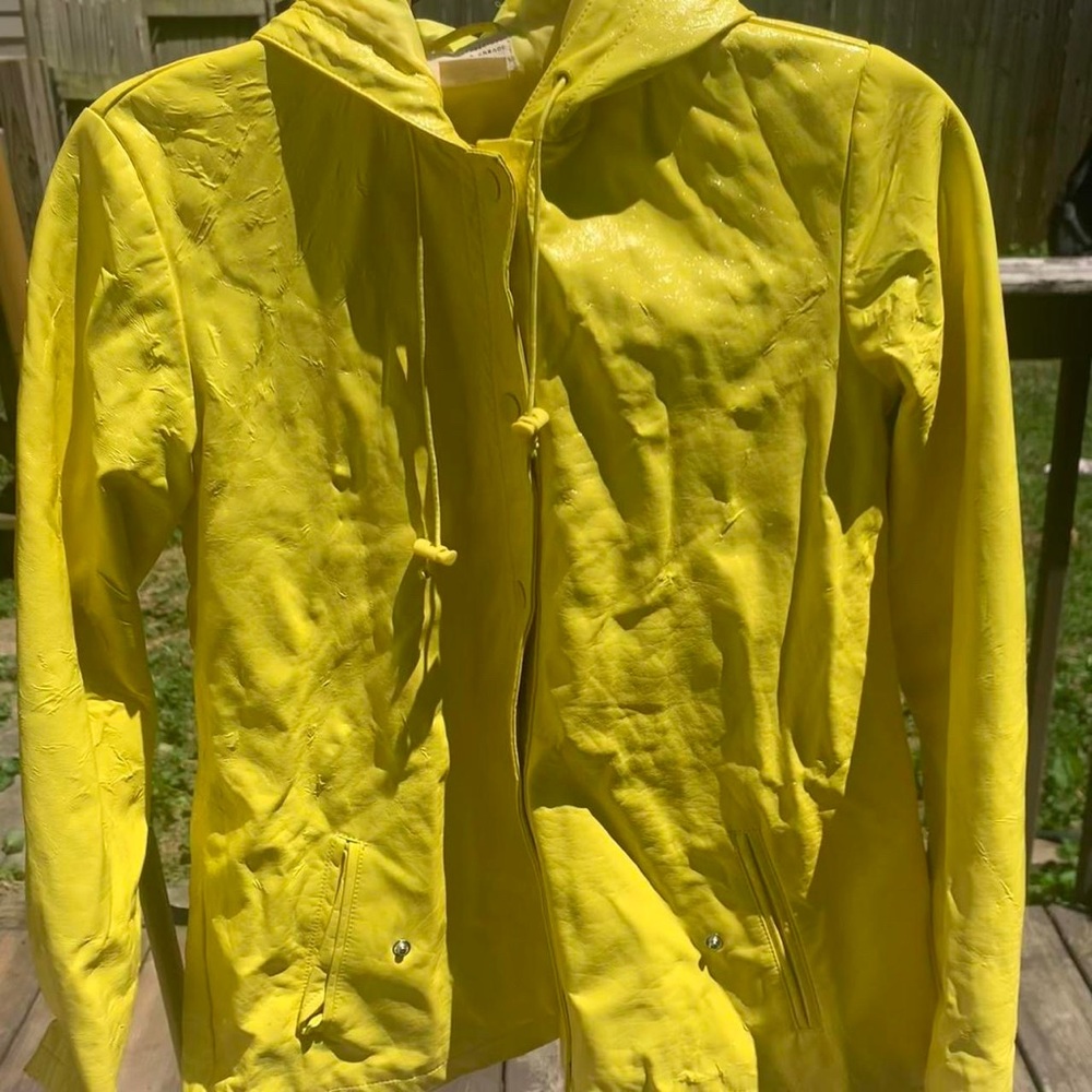 Urban Outfitters yellow raincoat
